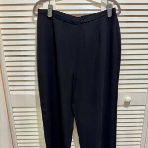 Papell Petites Black Silk Pants – Size 14P – Matches Cardigan Set in My Closet